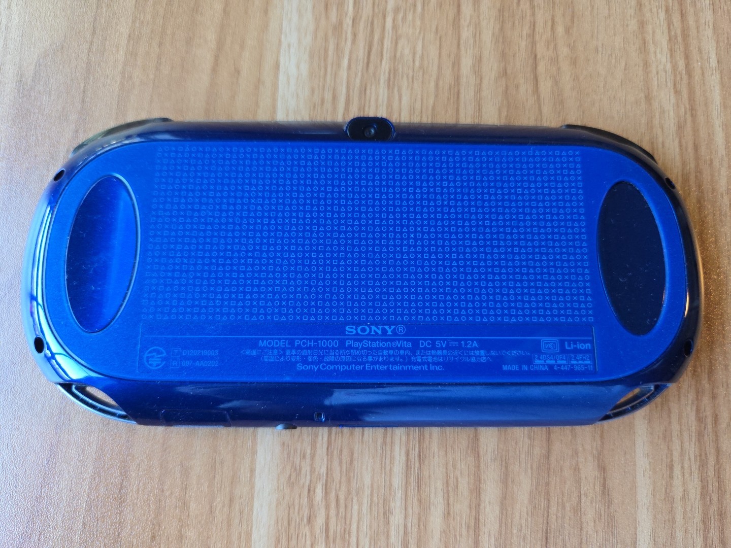 SONY PlayStation PS Vita PCH-1000 CIB ZA04 Sapphire Blue Wi-Fi model