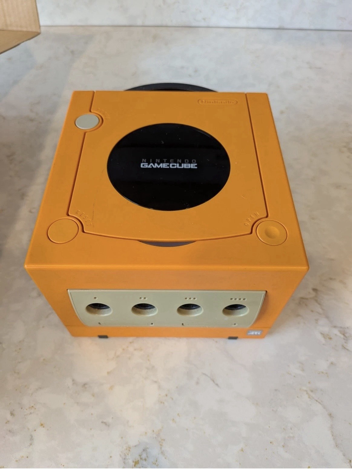 Nintendo GameCube Console Orange DOL-001 Boxed w/AV & Power Cables