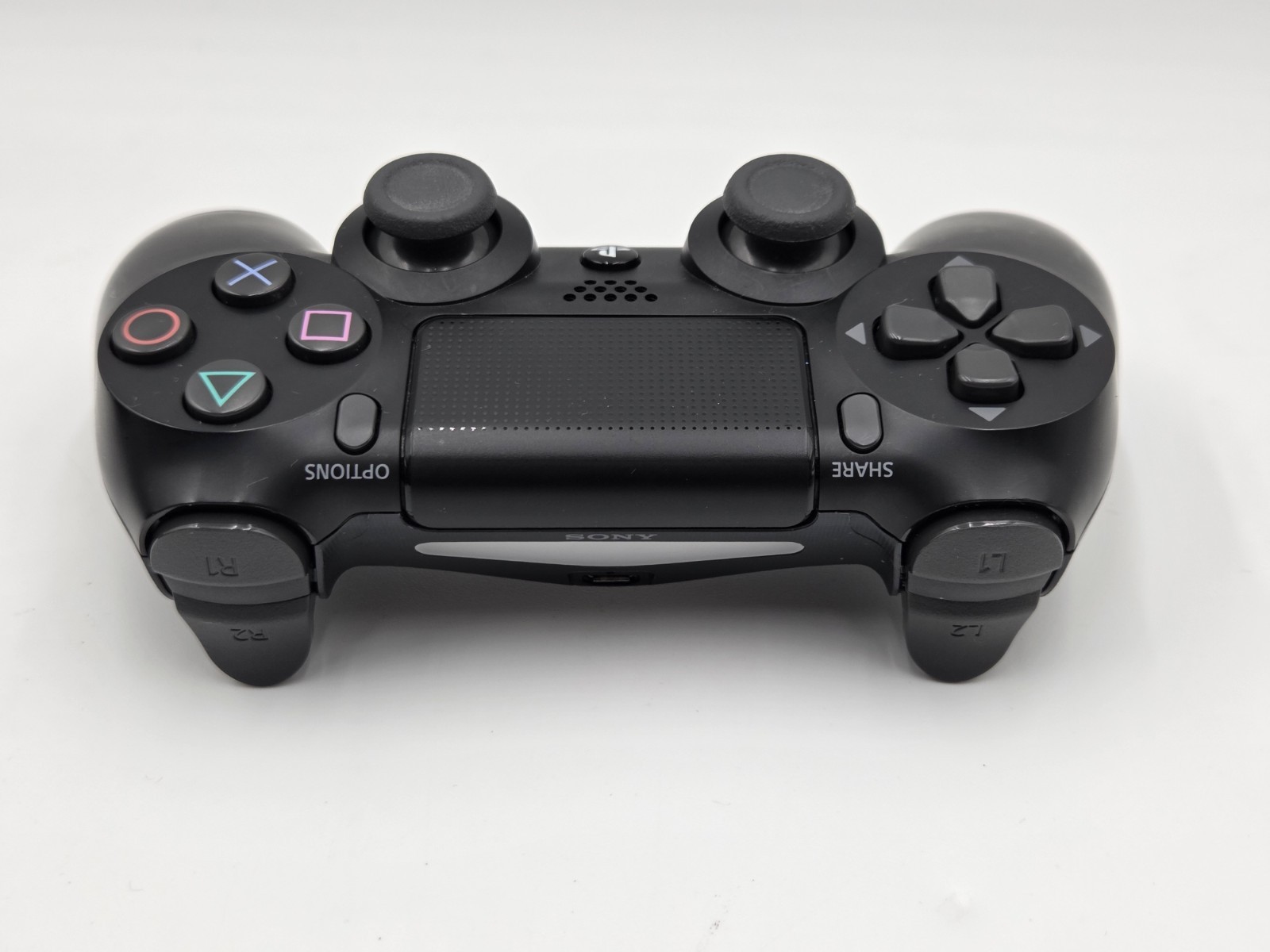 Sony PS4 Slim 1TB Black Console (CUH-2215B) DualShock 4 Controller, Cables Read!