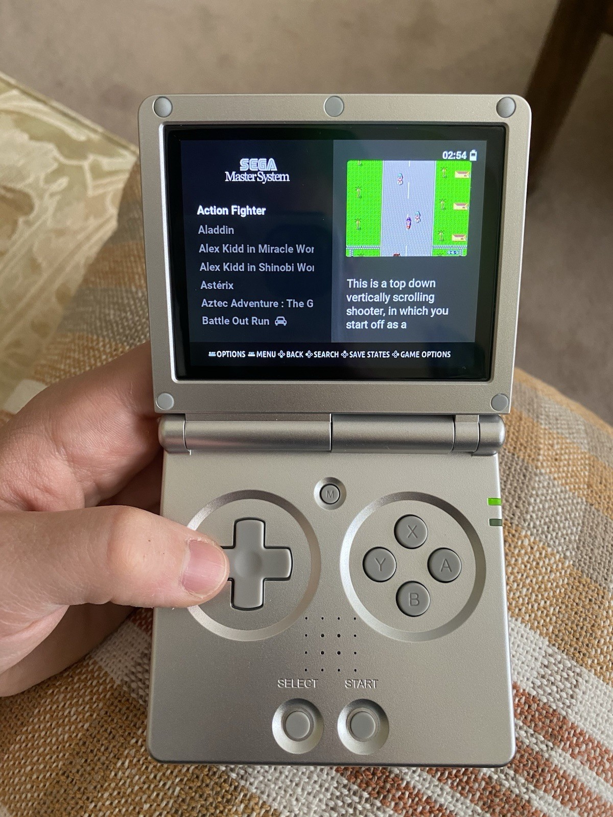 Anbernic RG35XXSP – Silver – Fully Set Up – New – 64GB + 64GB Lexar Card + Case