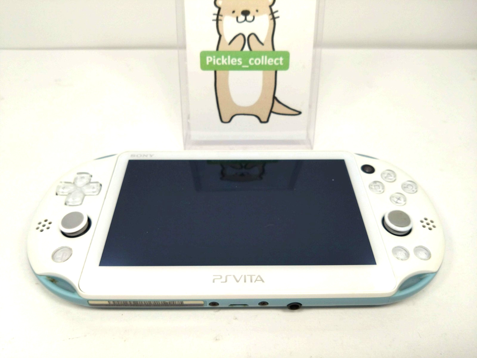 PS Vita 2000 Light Blue White PCH 2000 ZA14 w/Box 8GB PSV Tested Sony 0615H