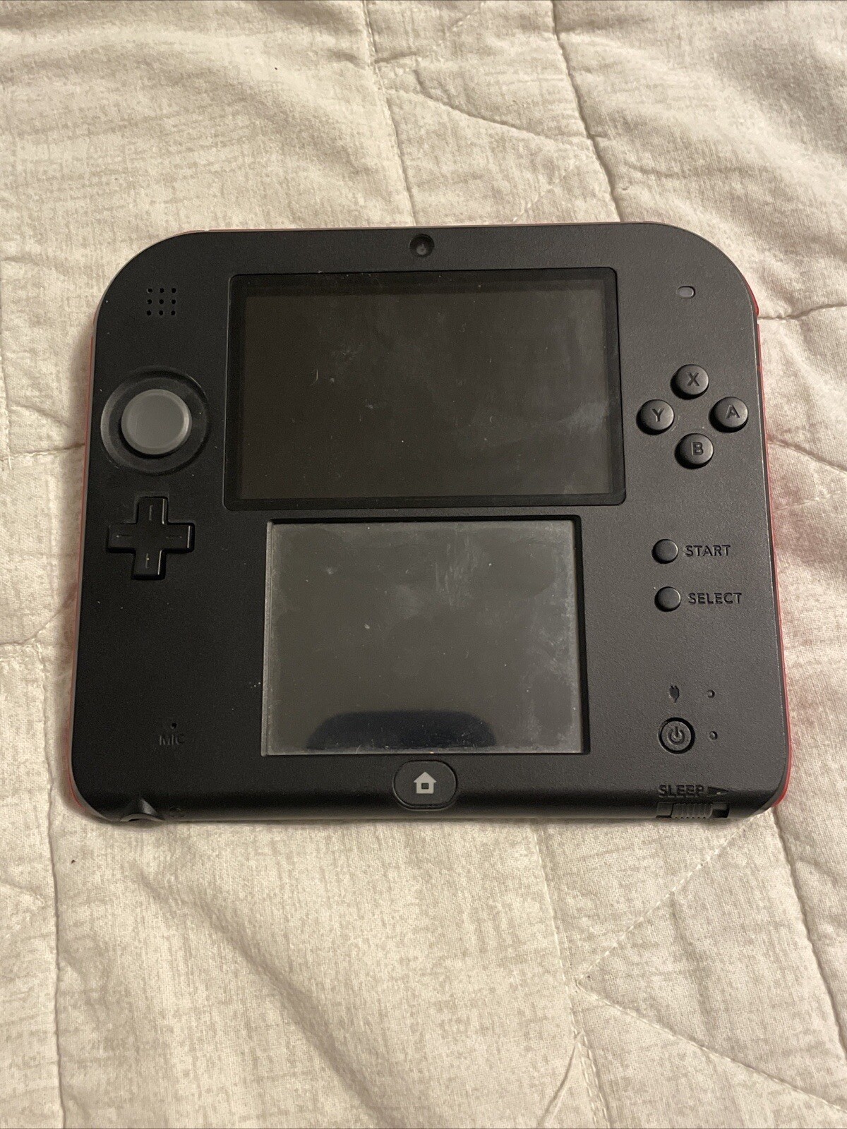 Nintendo 2DS Launch Edition Crimson Red Handheld System (Box Not Included)