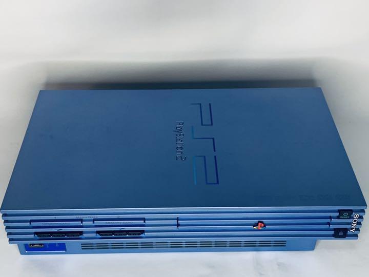 SONY PS2 PlayStation 2 SCPH-39000 Blue Game Console only Japanese Region Japan