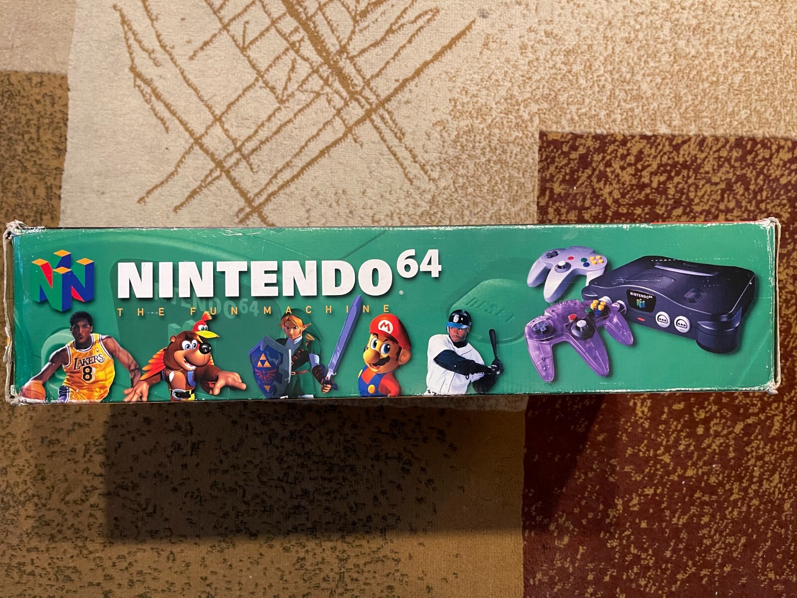 Nintendo 64 Atomic Purple Console -BOX ONLY-