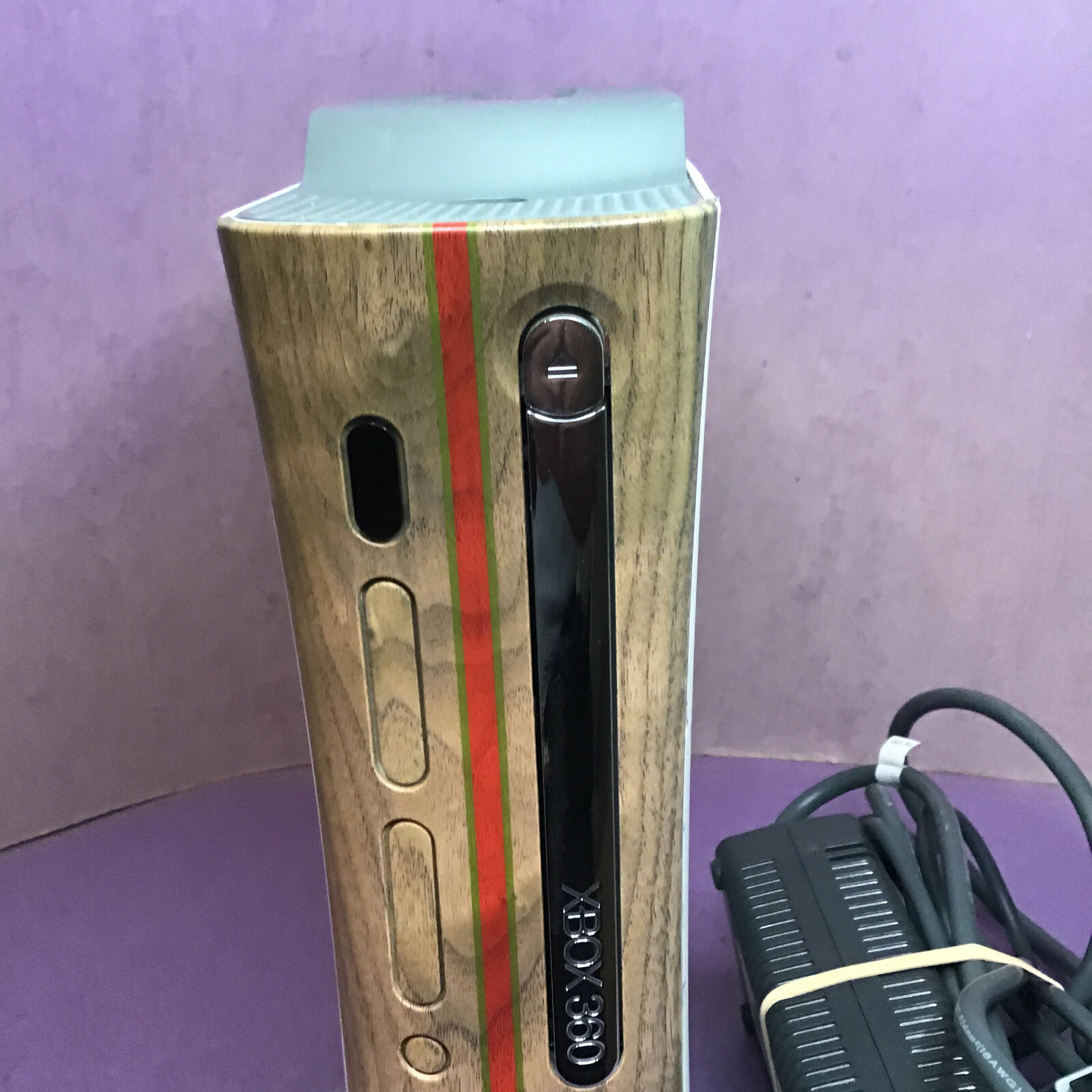 Microsoft Xbox 360 Core White Console 20 GB With 203W Power Cable Tested