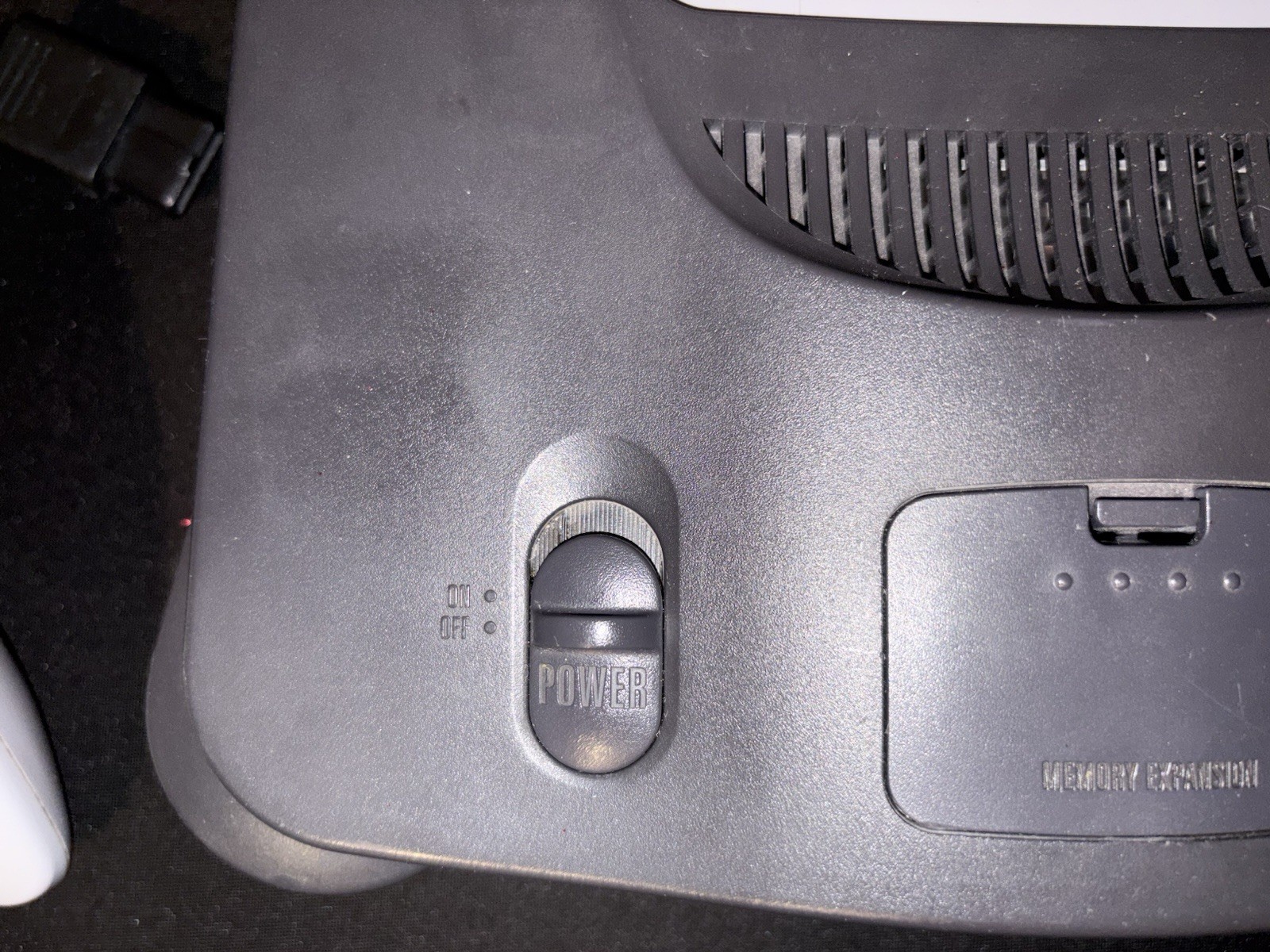 Nintendo 64 N64 Console Bundle Charcoal Gray Tested OEM Controller Works