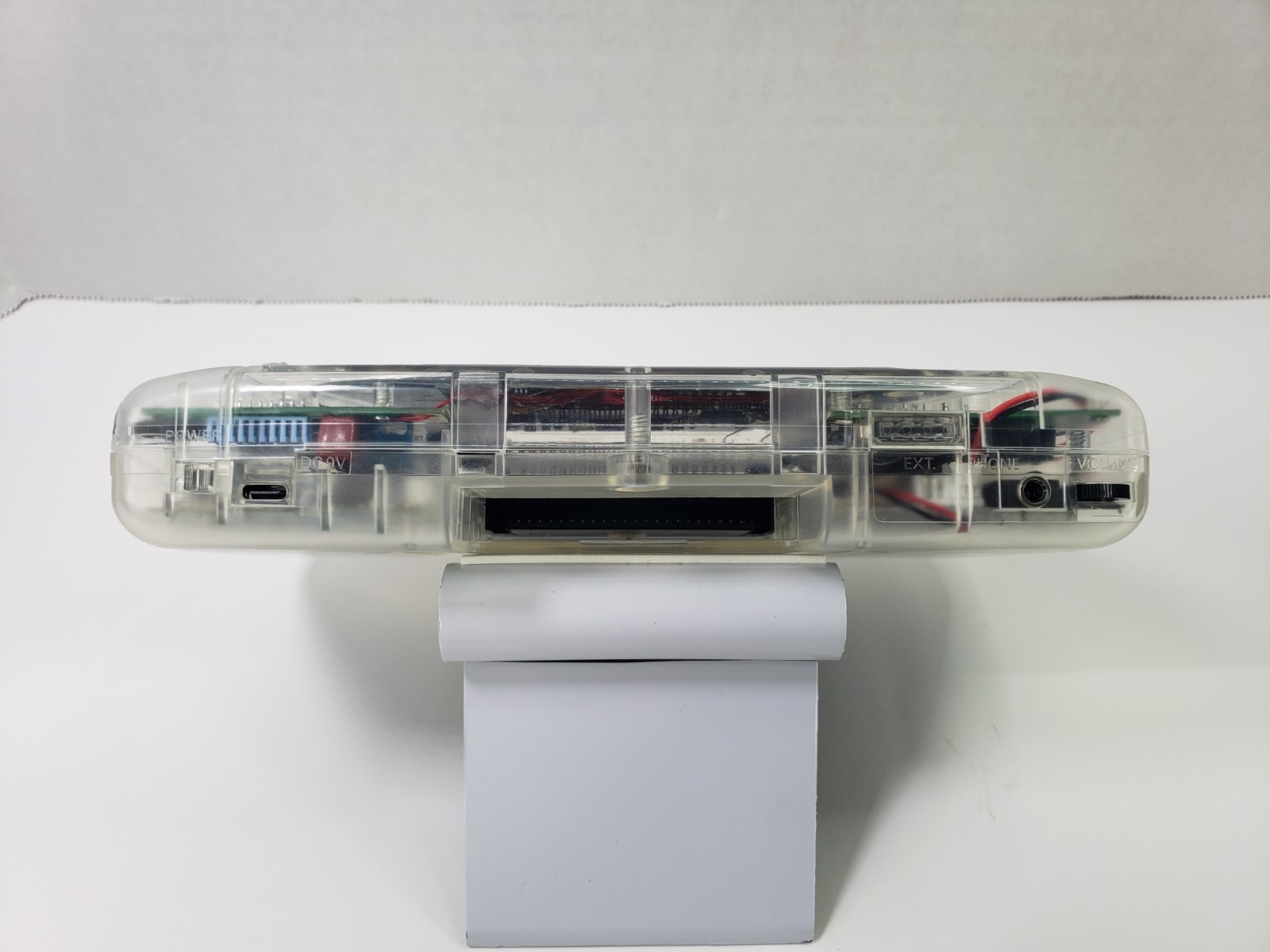 Custom Clear Gamegear, Ips Screen, Rechargeable Usb-c, Re-capped, Soundboard