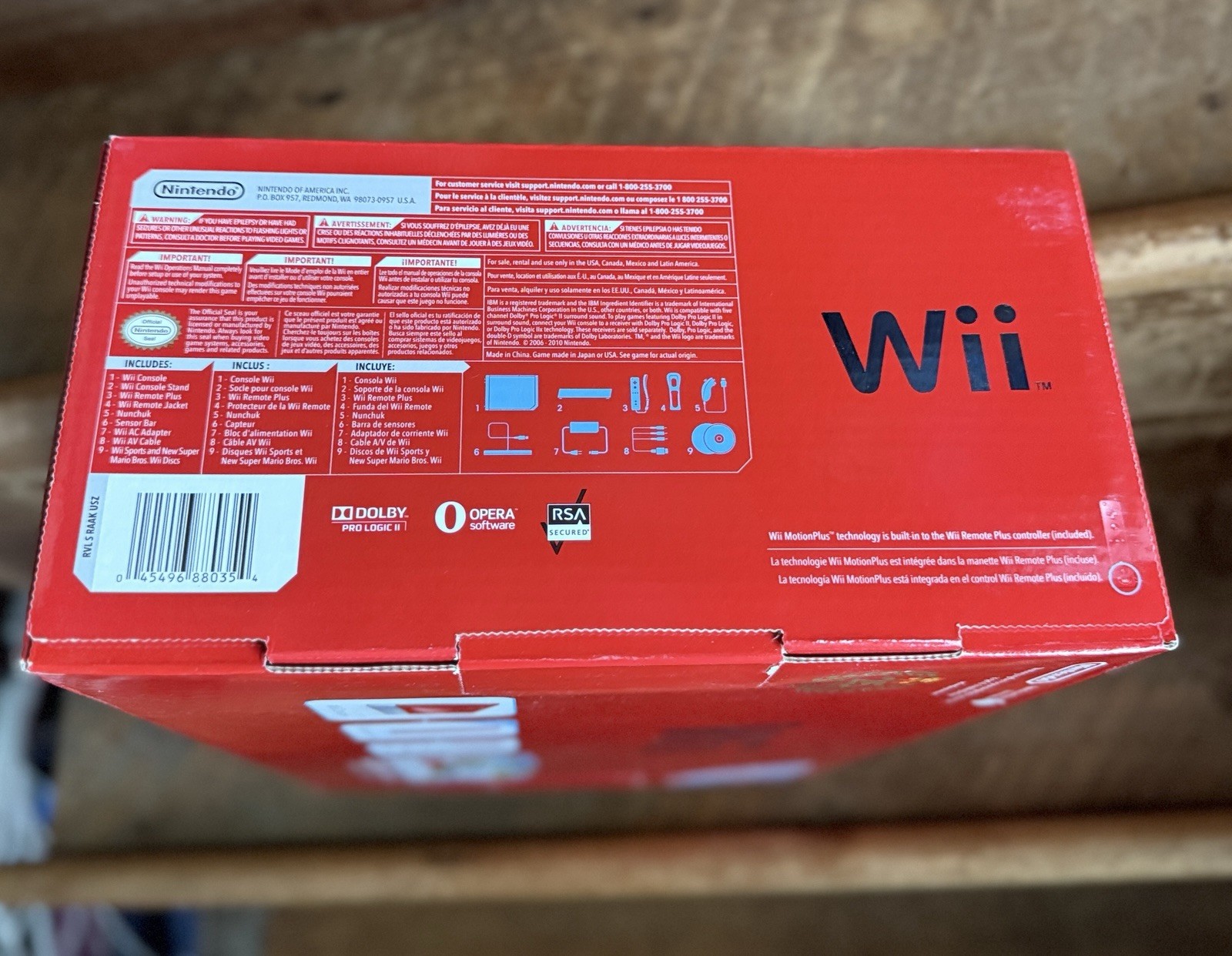 Nintendo Wii 25th Anniversary Limited Red Console BNIB Wii Sports Super Mario