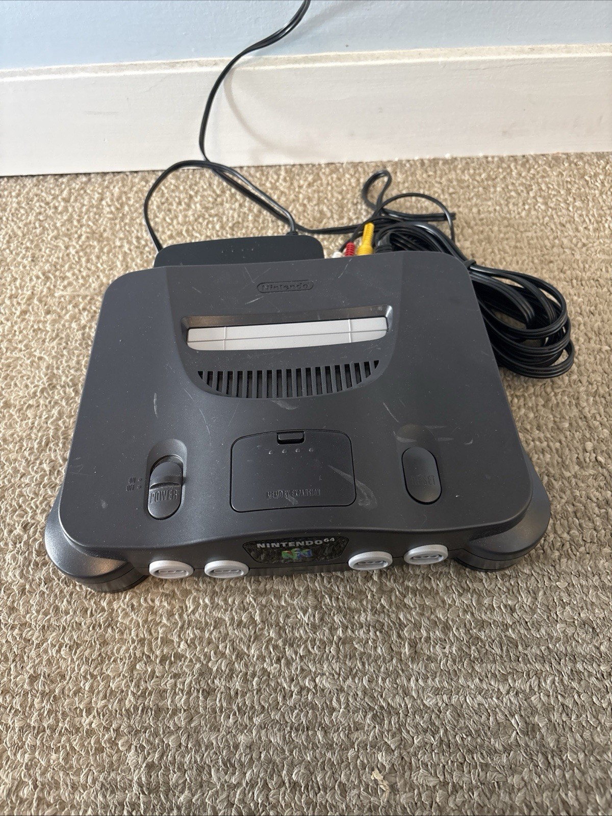Nintendo 64 Home Console – Black – TESTED and WORKING – NUS 001 (JPN)