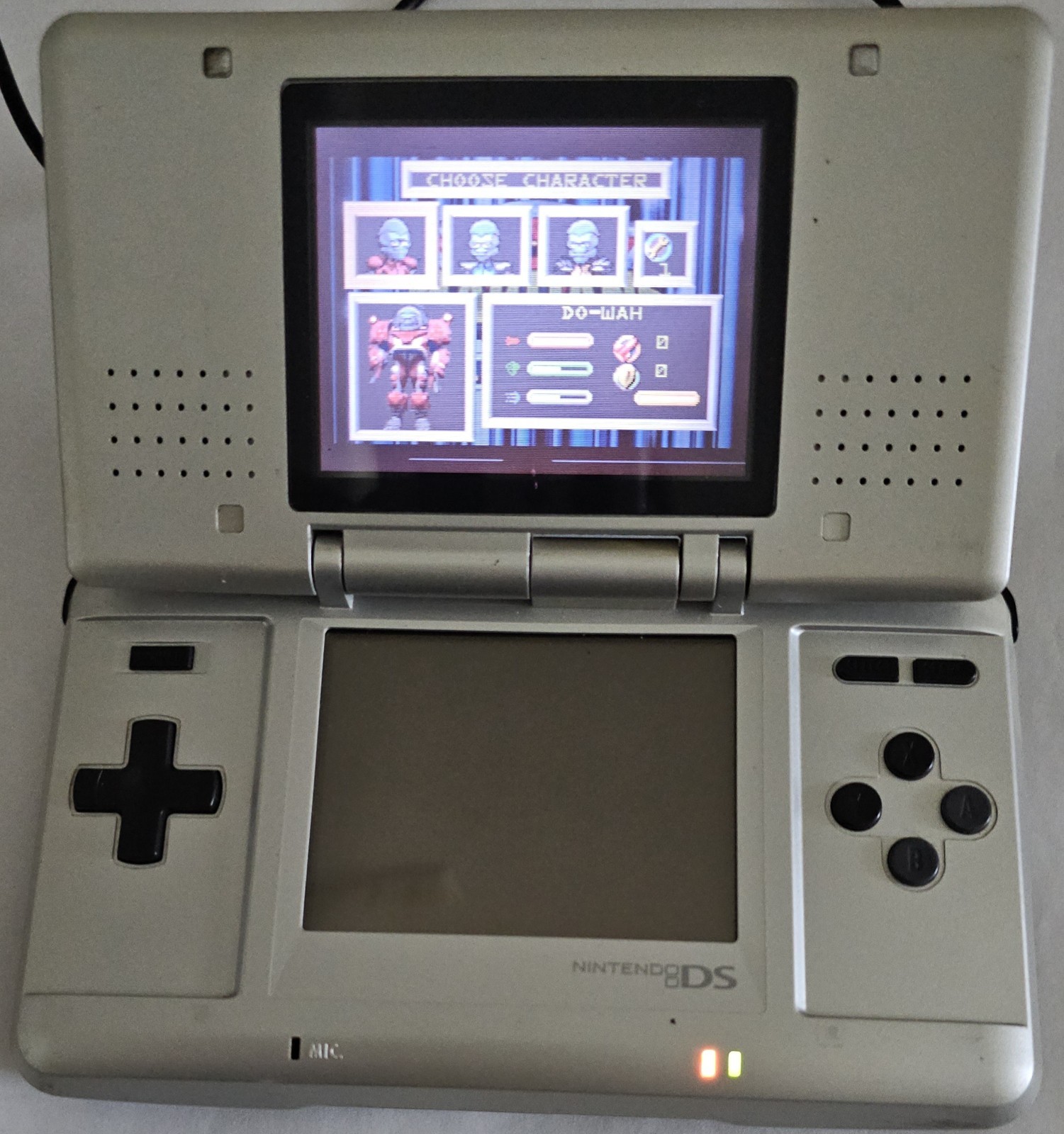 Nintendo DS Original Console NTR-001 with Stylus Titanium Silver – Tested Works