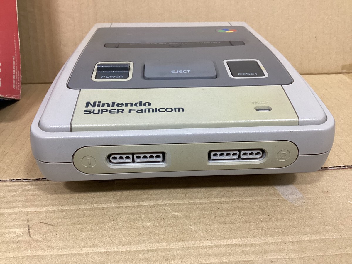 Nintendo Super Famicom SNES Console Original Box SHVC-001 Japan Ver. Working