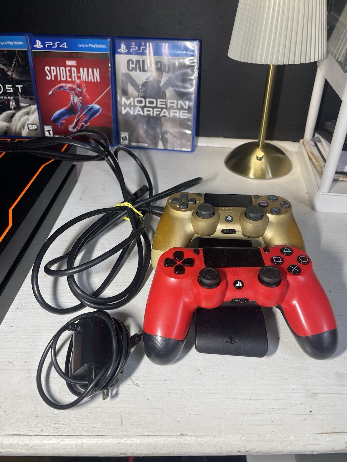 Sony PlayStation 4 Black Ops 3 Edition Console w 2 Controllers, charger, 3 Games