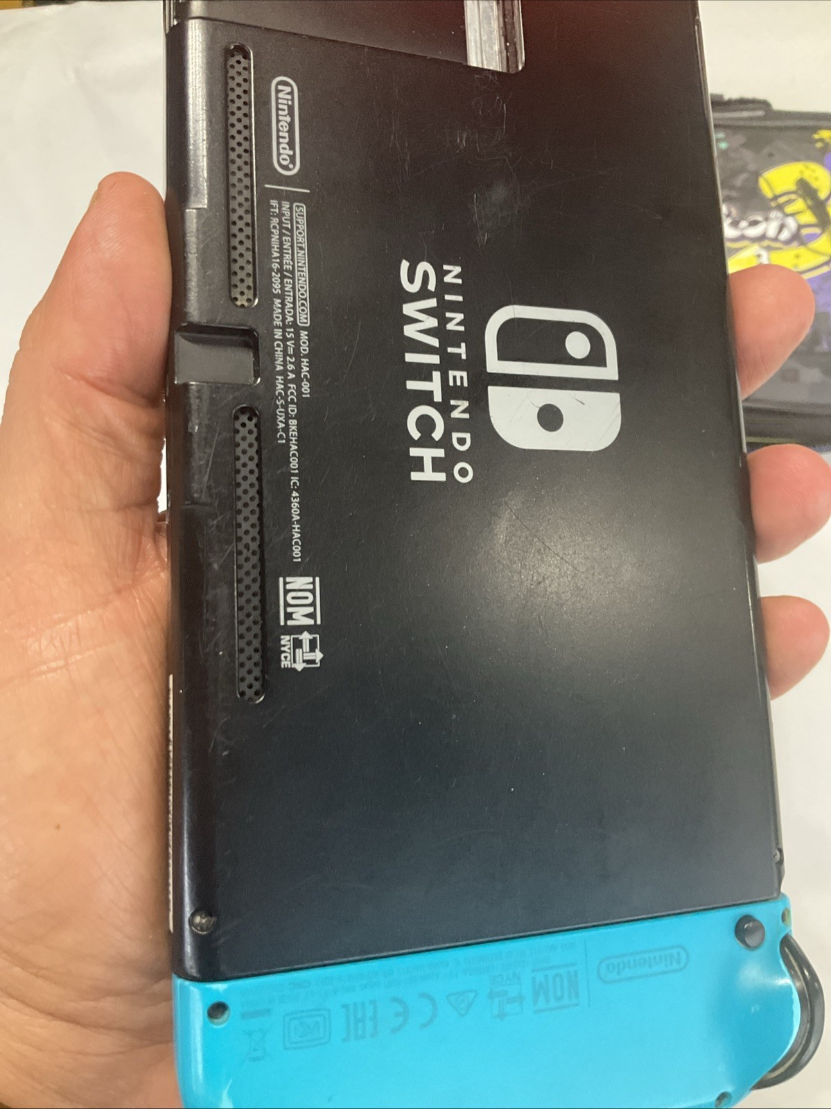 Nintendo Switch HAC 001 SYSTEM & CASE ONLY