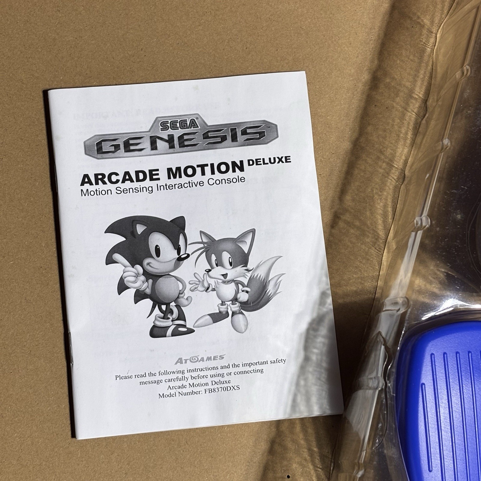 2011 AtGames Sega Genesis Arcade Motion Deluxe Sonic 1&2 – New, Never Used
