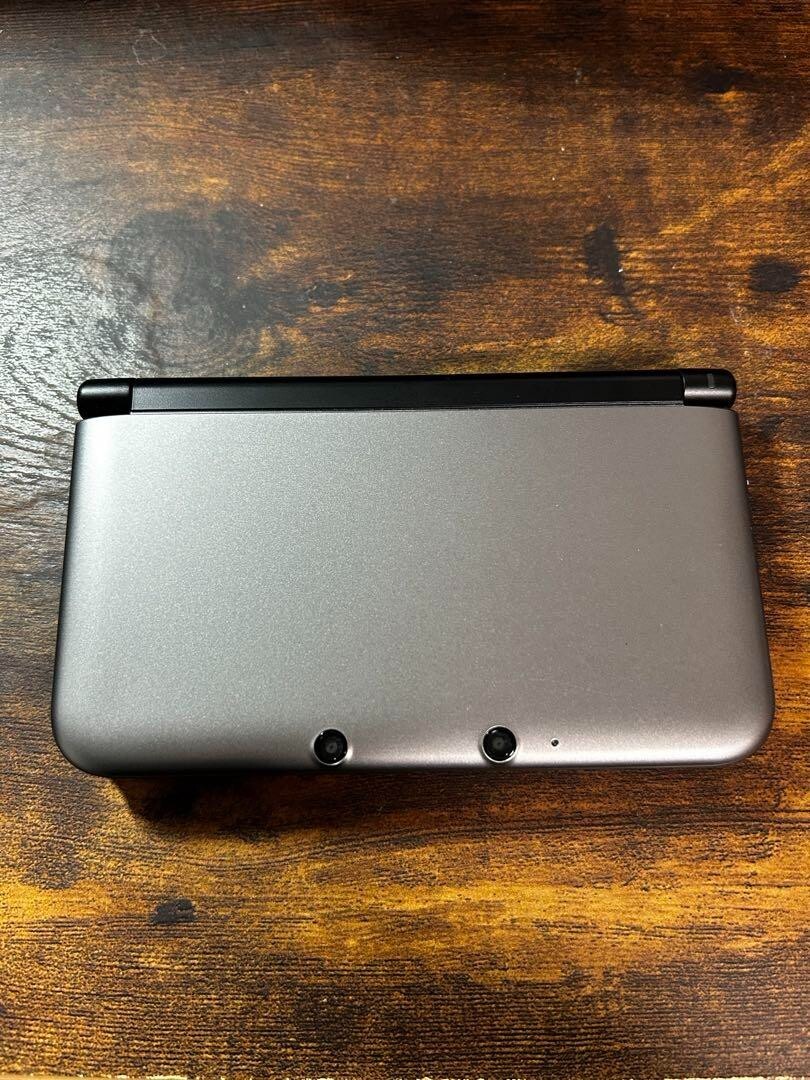 Nintendo 3DS XL LL Silver Black Console Stylus Working Tested Japanese ver