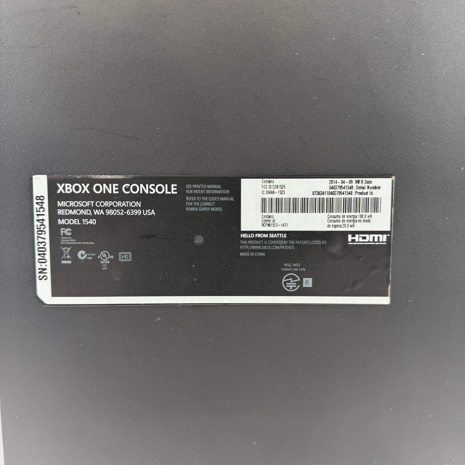 Microsoft Xbox One 500GB Console With Controller