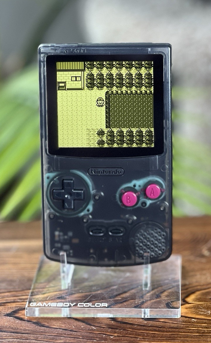 Clear Black DMG 💎 FPGBC Gameboy Color GBC Funnyplaying IPS Screen USB-C Console