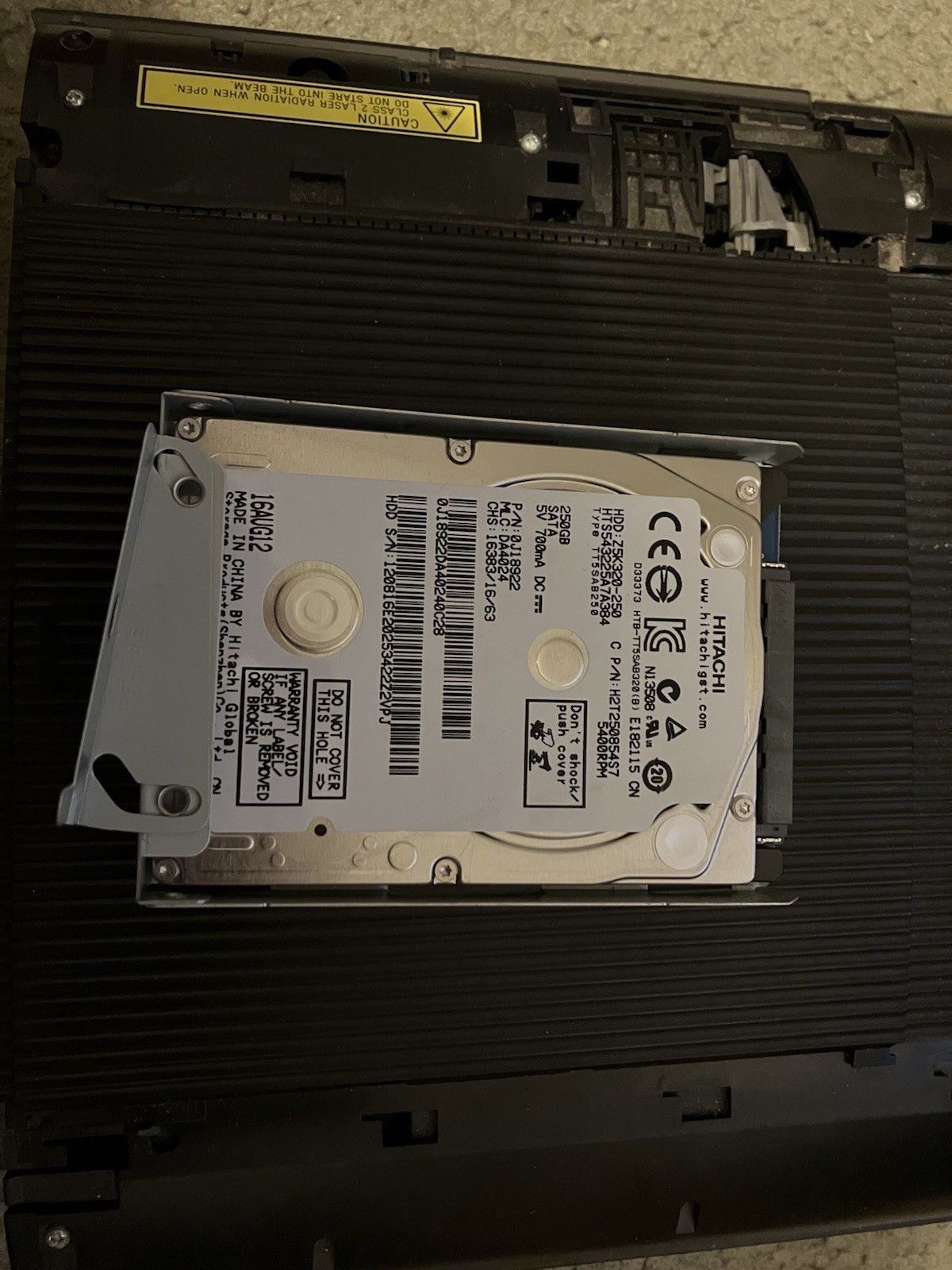 Sony PlayStation 3 250GB Console – Black For Parts