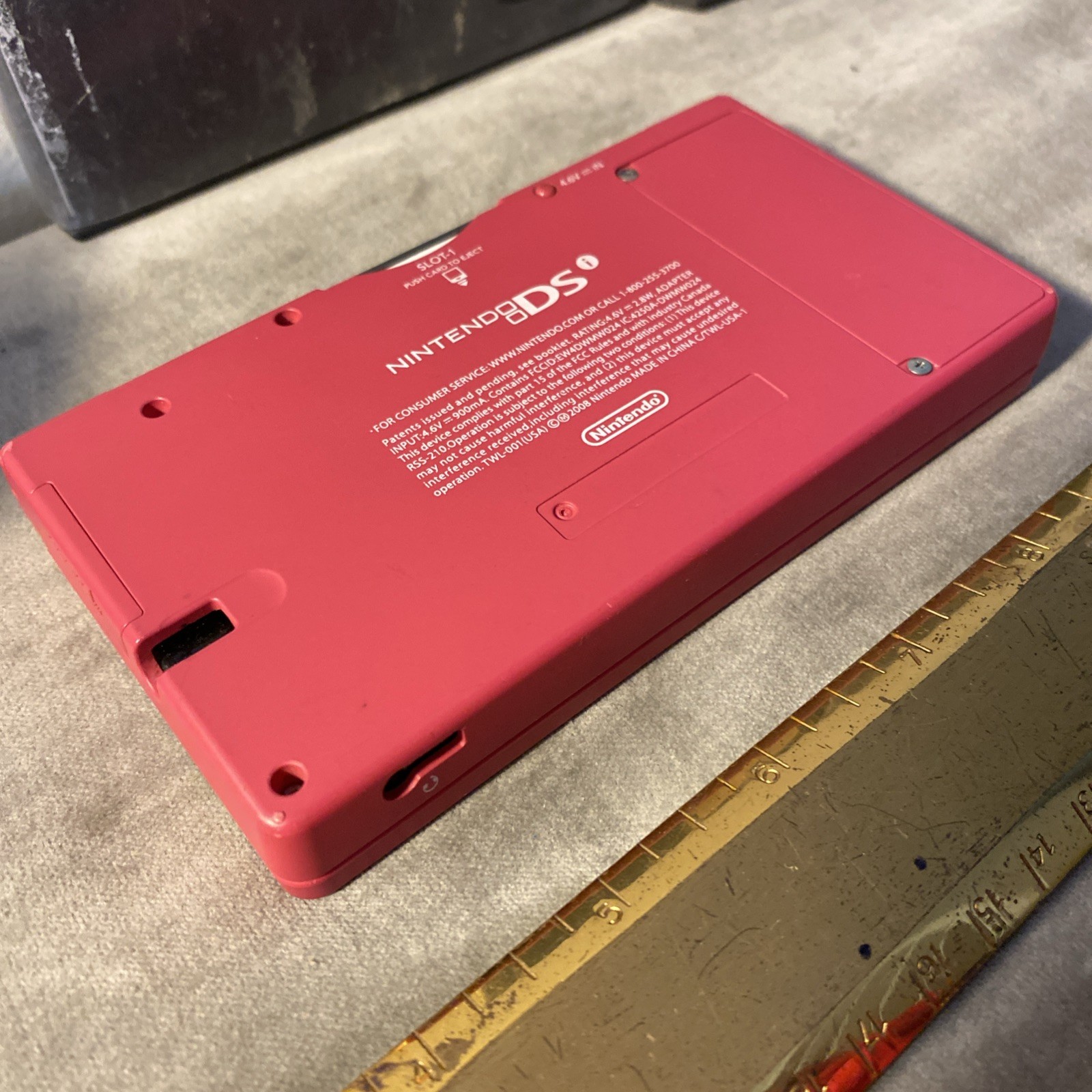 Nintendo DSI Matte Hot Pink System + Charger + 3 Games