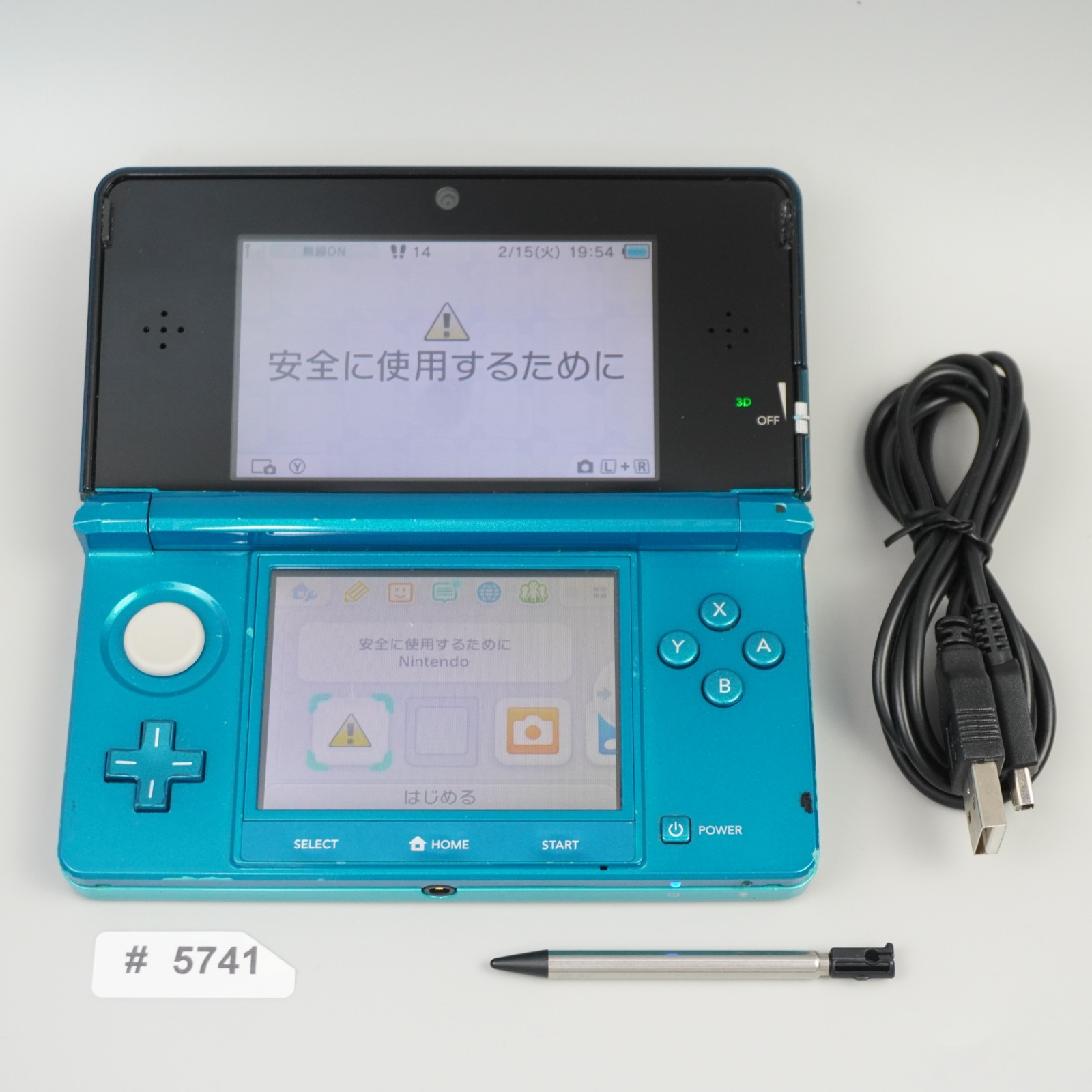 Nintendo 3DS Console Light Blue Japanese ver. CTR-001 (READ DESC) #5741