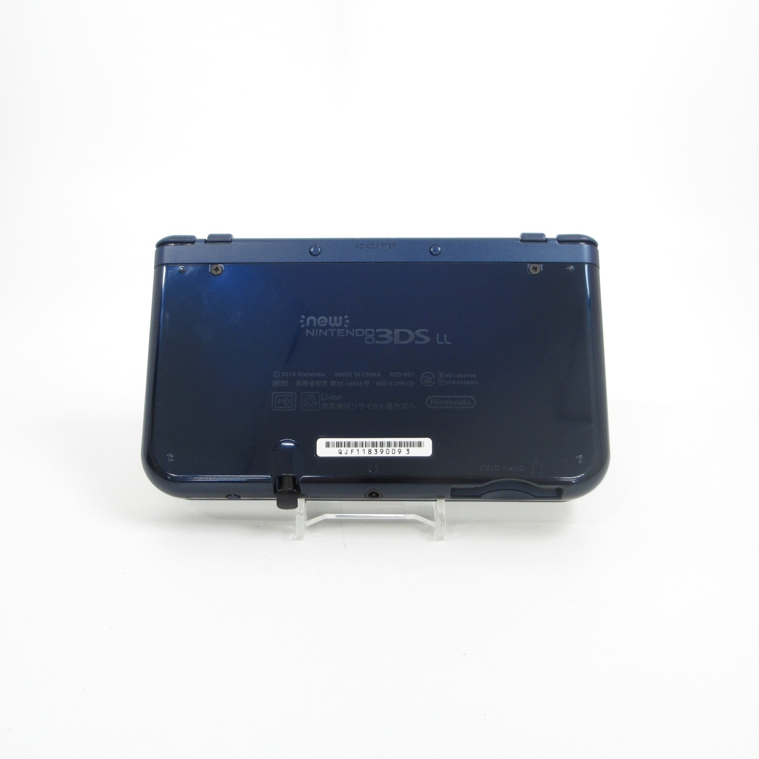 【Very Good】Top IPS Nintendo New 3DS LL XL Metallic Blue Console Japan Ver. #Arr0