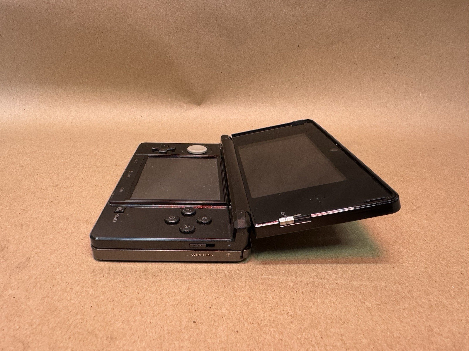 Nintendo 3DS Handheld Game Console Only CTR-001 Black Bad Back Top Button