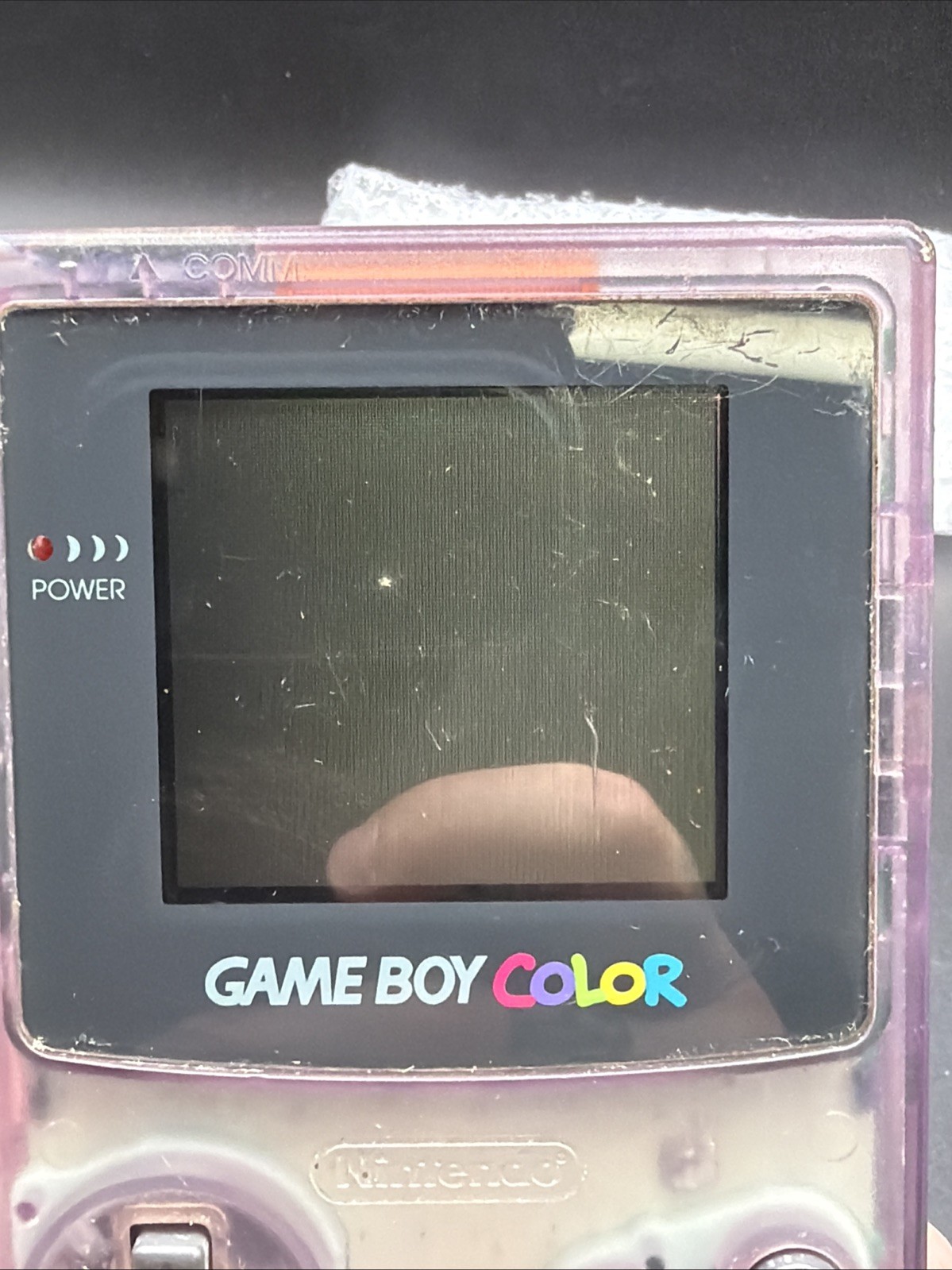 Nintendo Game Boy Color Atomic Purple Handheld System CGB-001 Retro Console