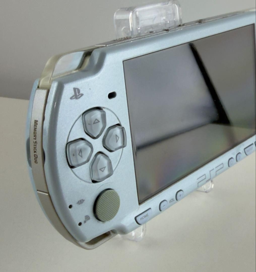 Rare Sony PSP-2000 Felicia Blue Console Region Free w/ Charger Tested Japan