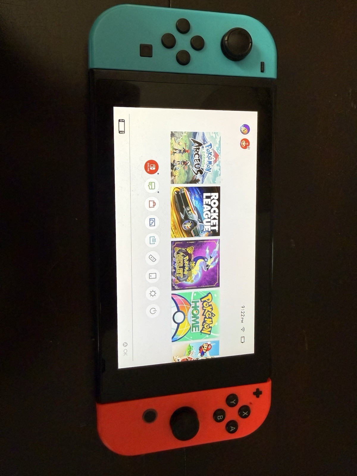Nintendo Switch 32GB Console 5 Joycons and 64 GB MicroSD Charger and Dock Bundle