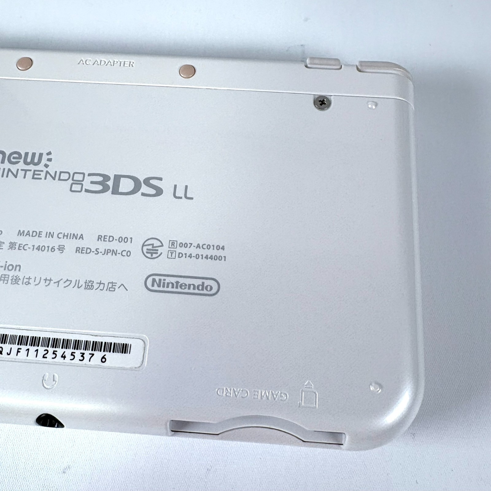 [DUAL IPS] new Nintendo 3DS XL LL Pearl White NTSC-J Japan Edition [Excellent]