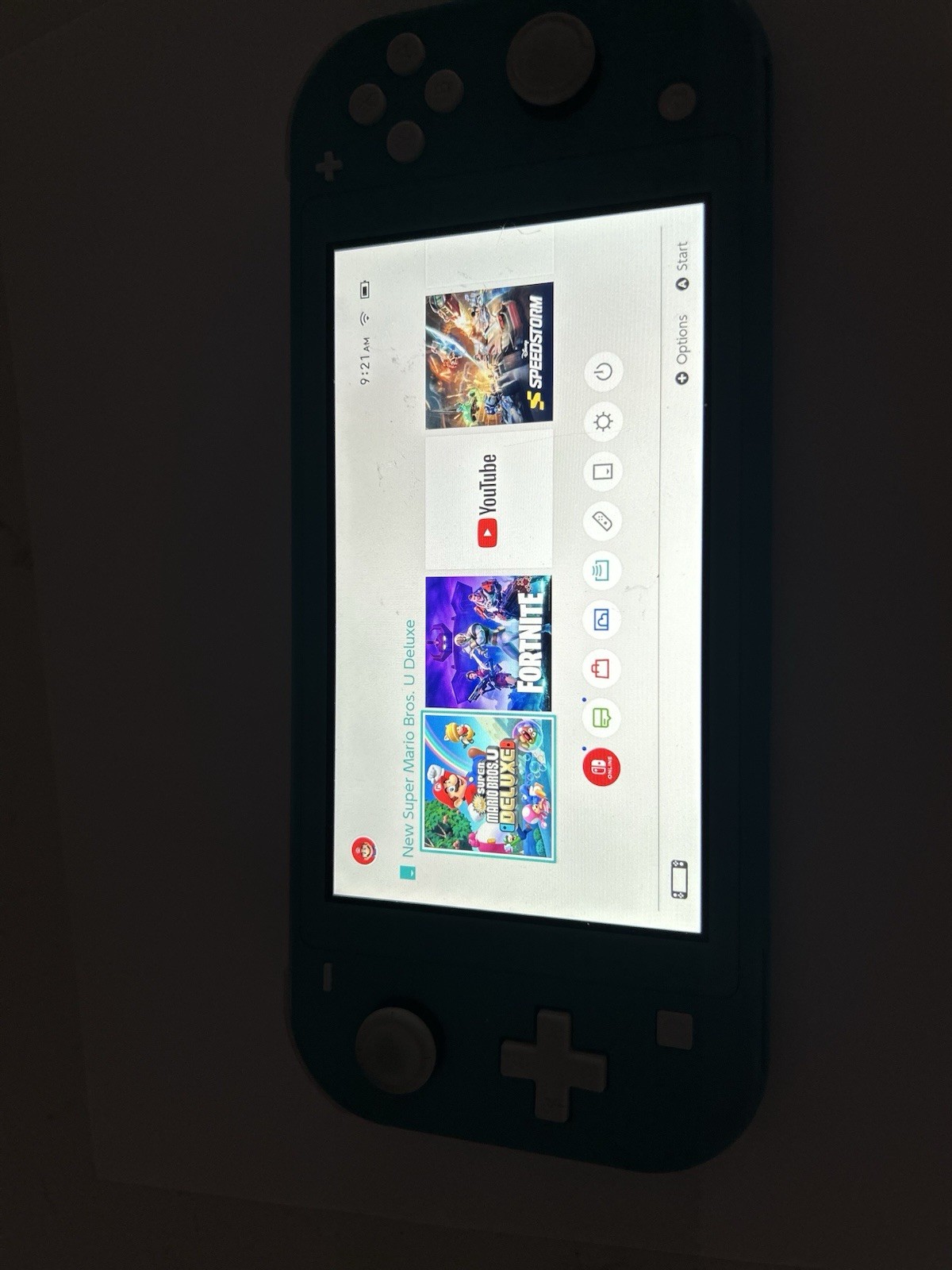 Nintendo Switch Lite Turquoise Handheld Console Wi-Fi Internet Headphone Jack