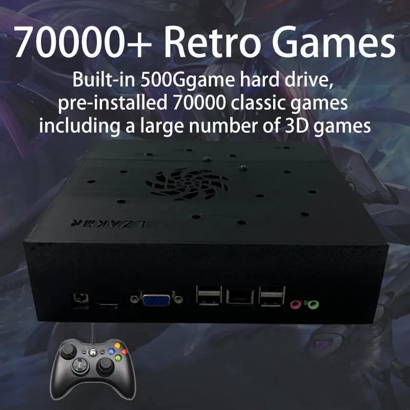 Retro Gaming Device X8 Loaded 70000+Games Support 60+Emulators for Wii PS2 DC…