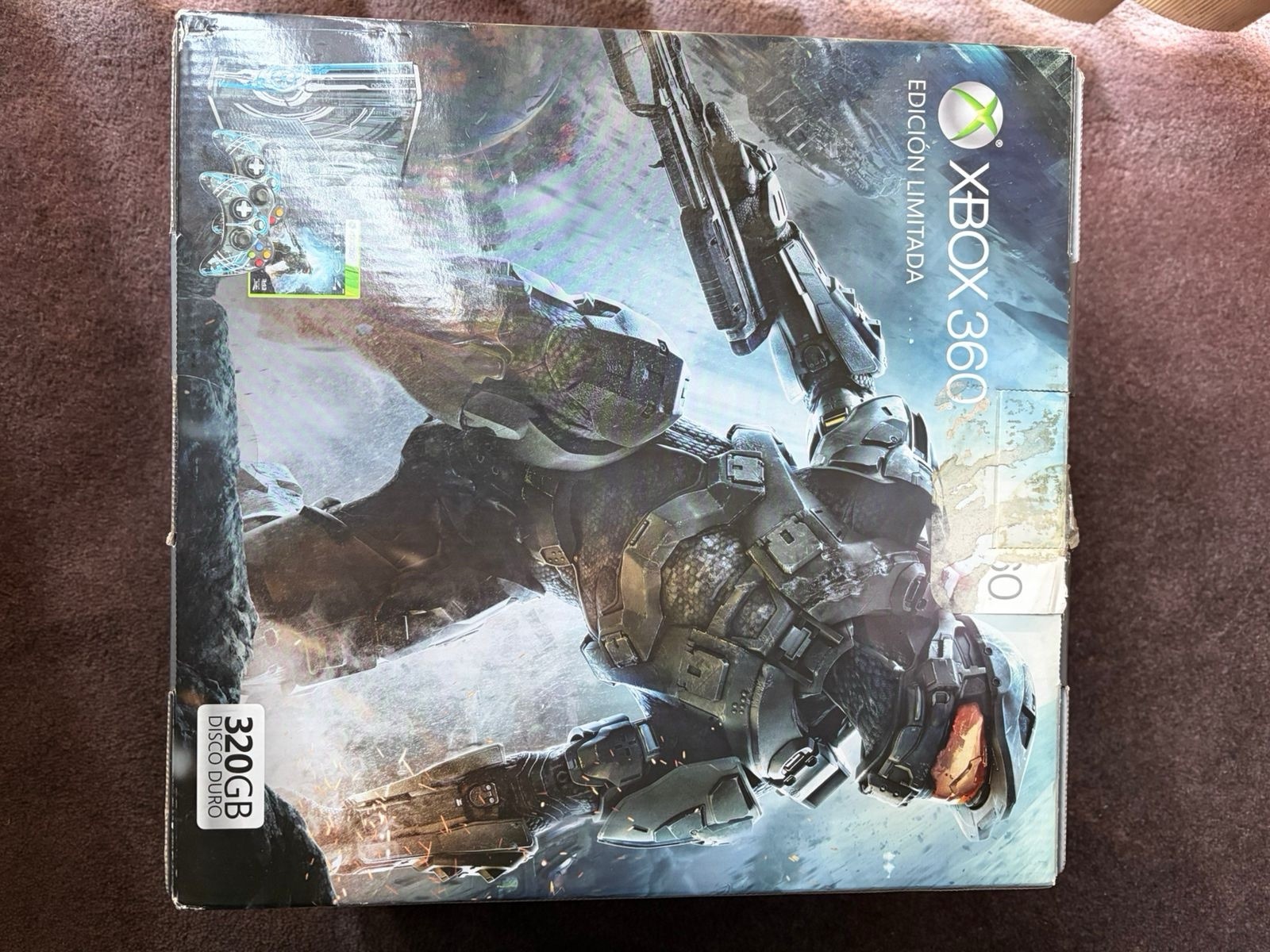 Microsoft Xbox 360 Halo 4 Limited Edition 320GB Bundle w/ 2 Controllers, Game