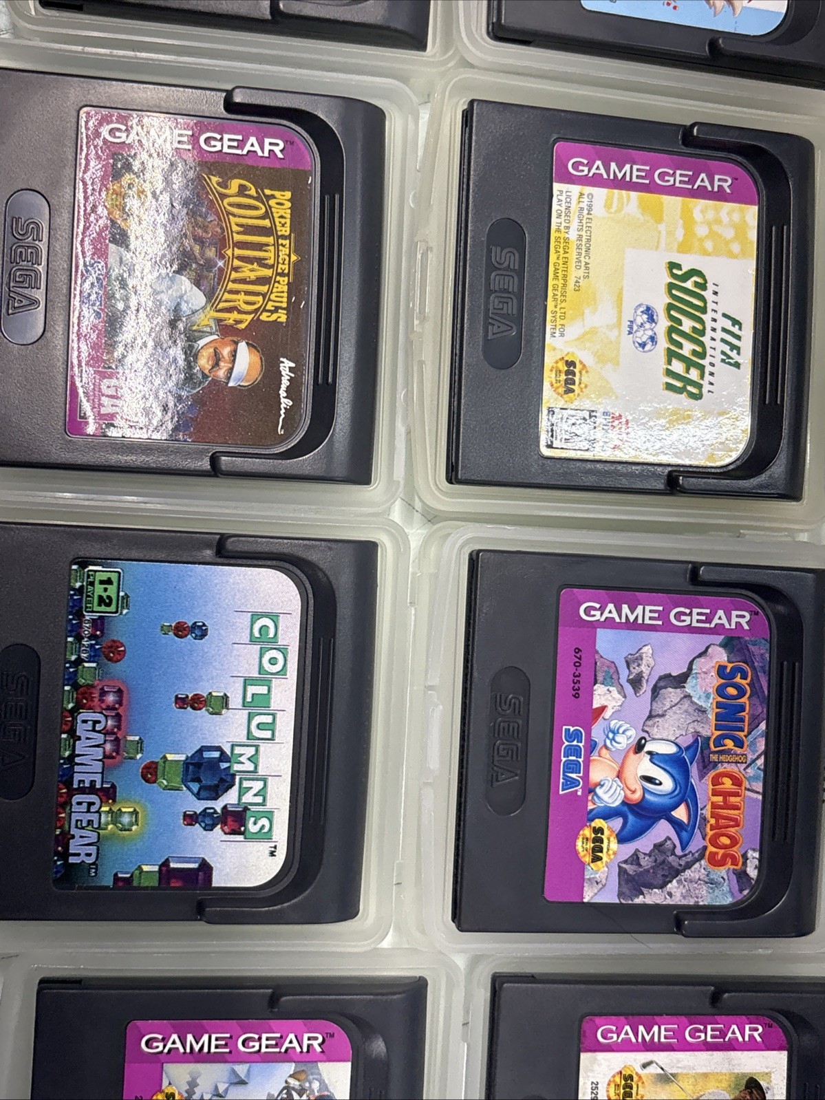 SEGA Game Gear Console with Games and Accessories – Tested and Working