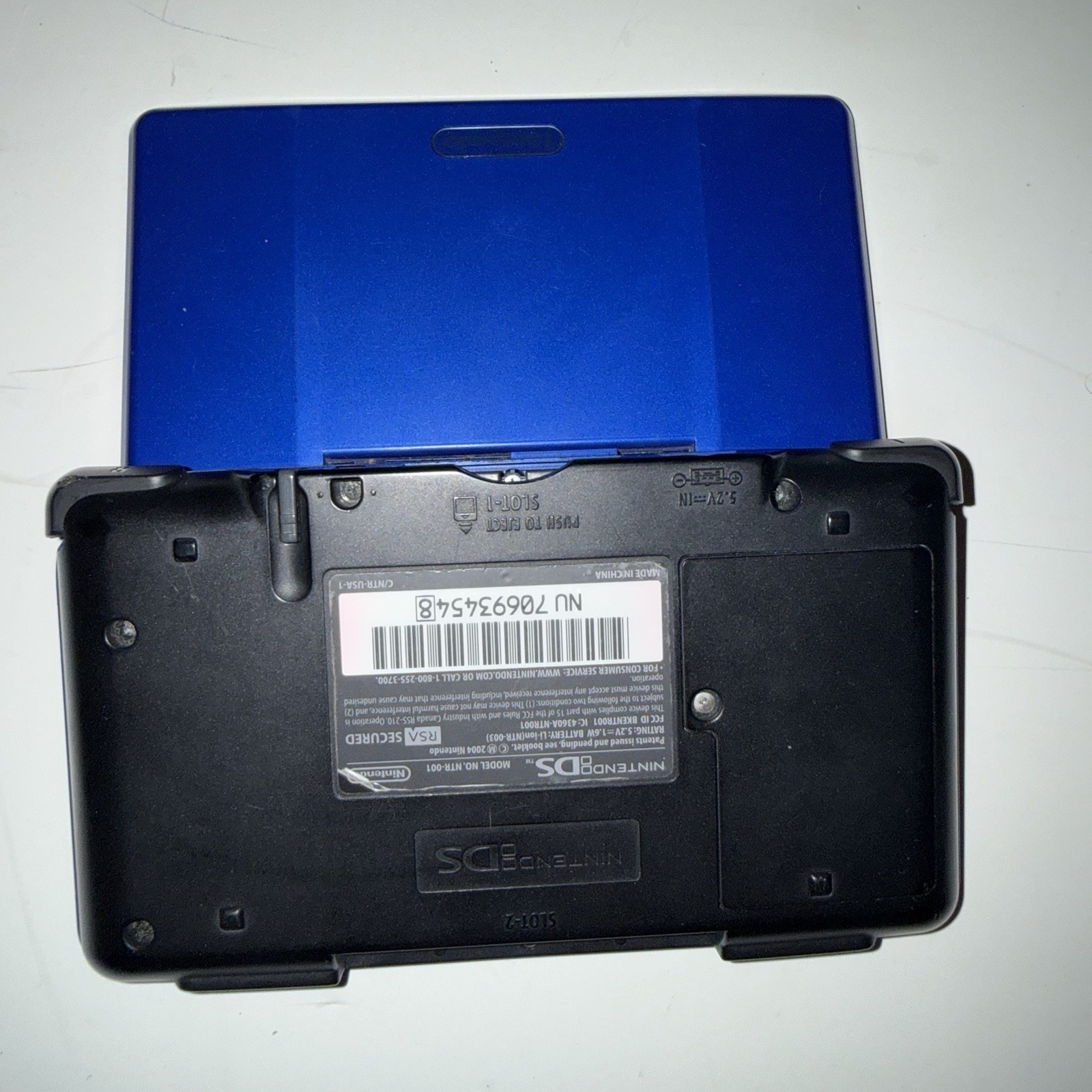 Nintendo DS Model NTR-001 Original Cobalt Blue – Tested And Working W/ 5 Games