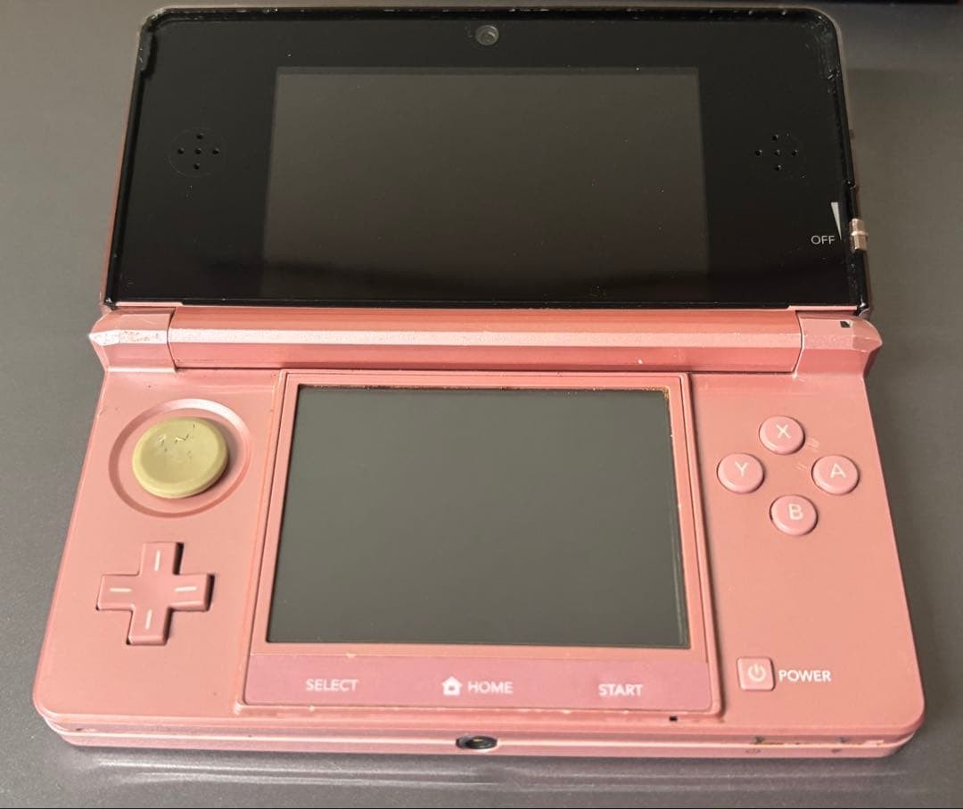 Tested 3DS Charger, Touch Pen, SD Card Included, Nintendo Misty Pink