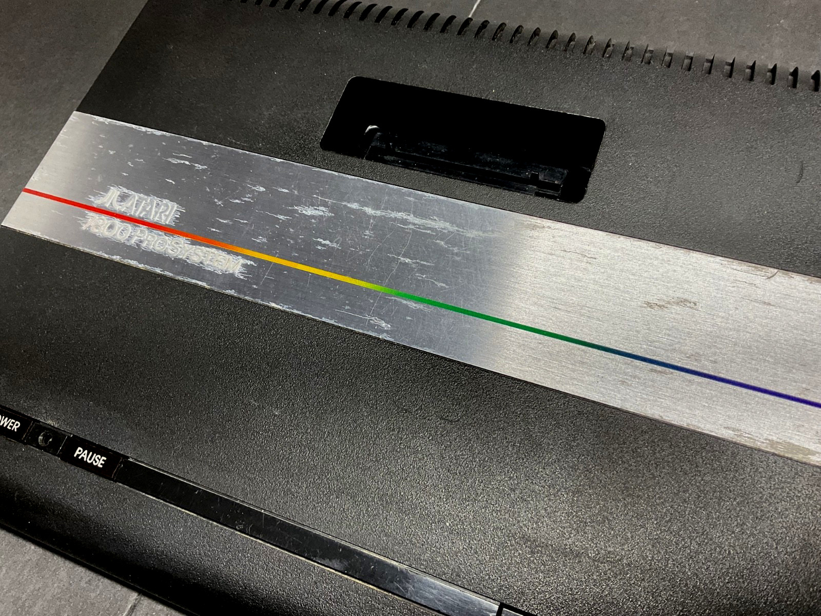 ATARI 7800 Pro System Console 37 Games and Manuals Tested Working