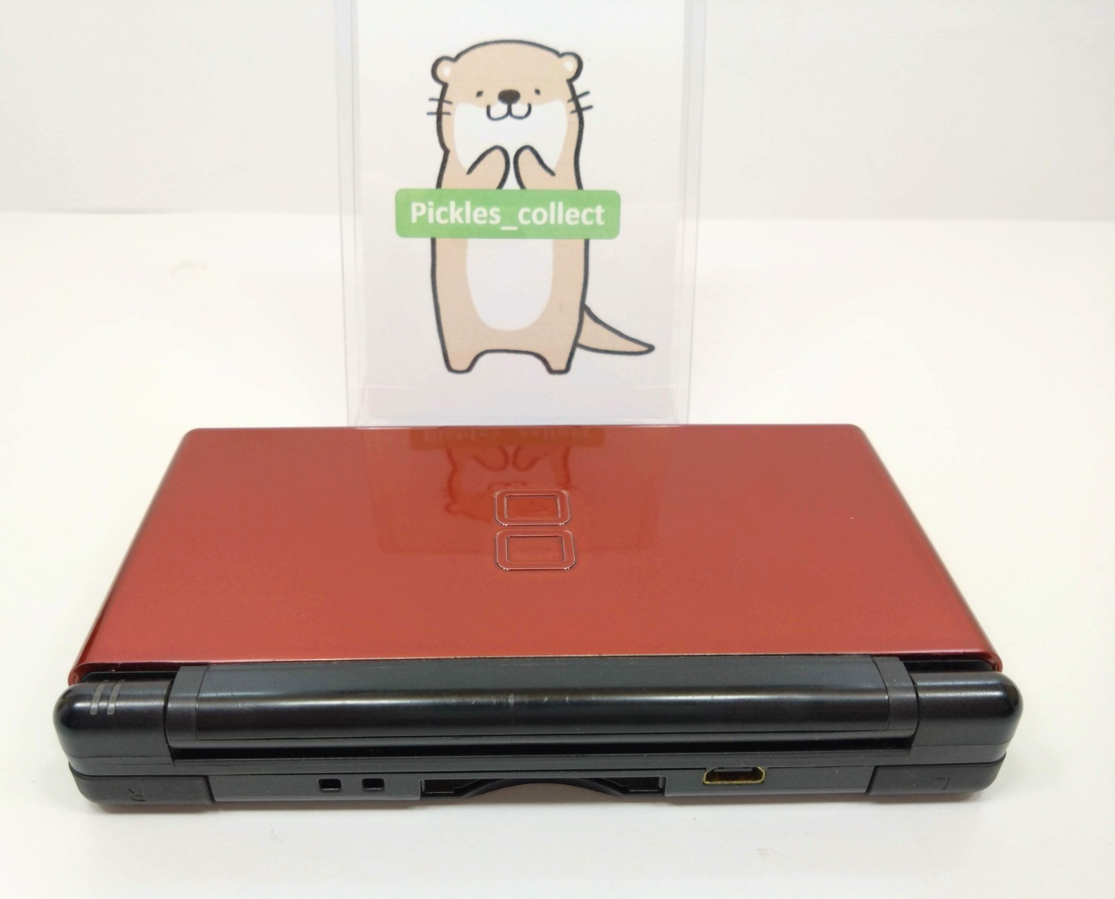DS Lite Crimson Black USG-001 w/Box Tested Nintendo DS 0314D