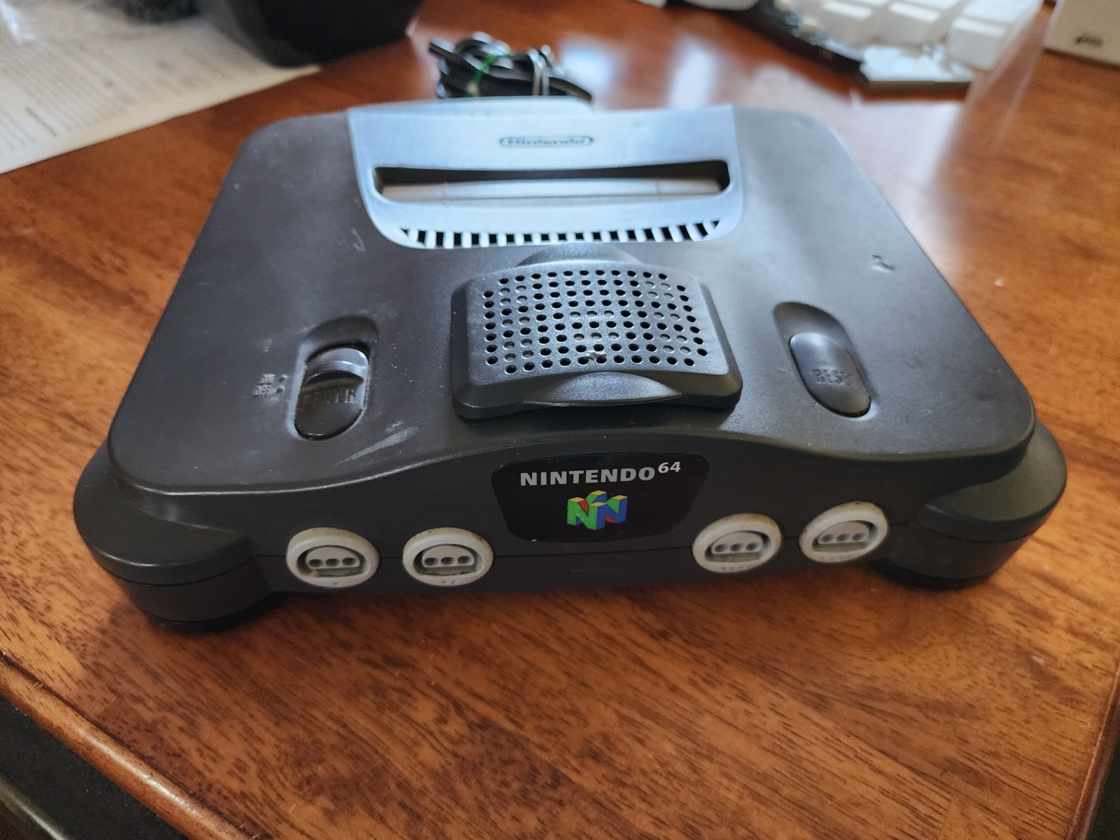 Nintendo 64 N64 console with hookups