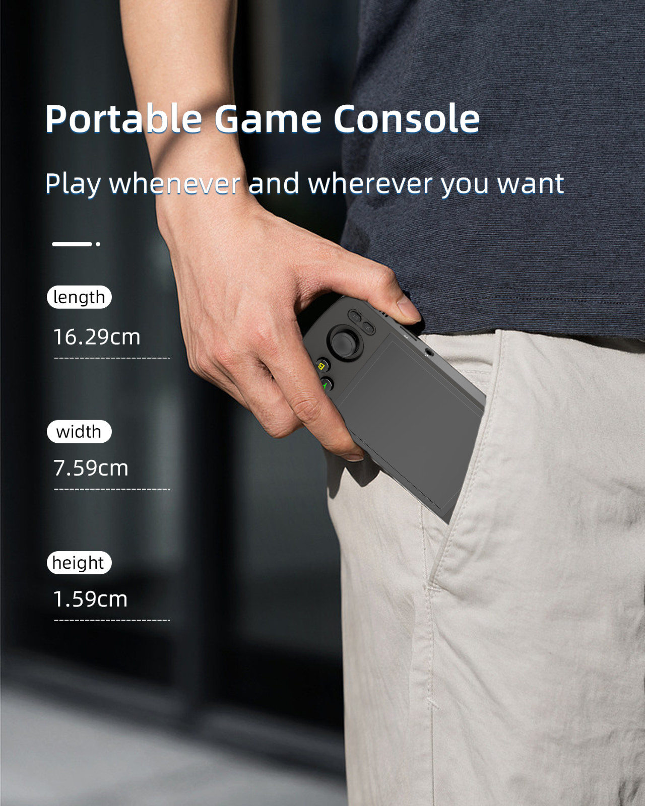ANBERNIC RG405M Retro Handheld Game Console Metal Case 128G Android 12