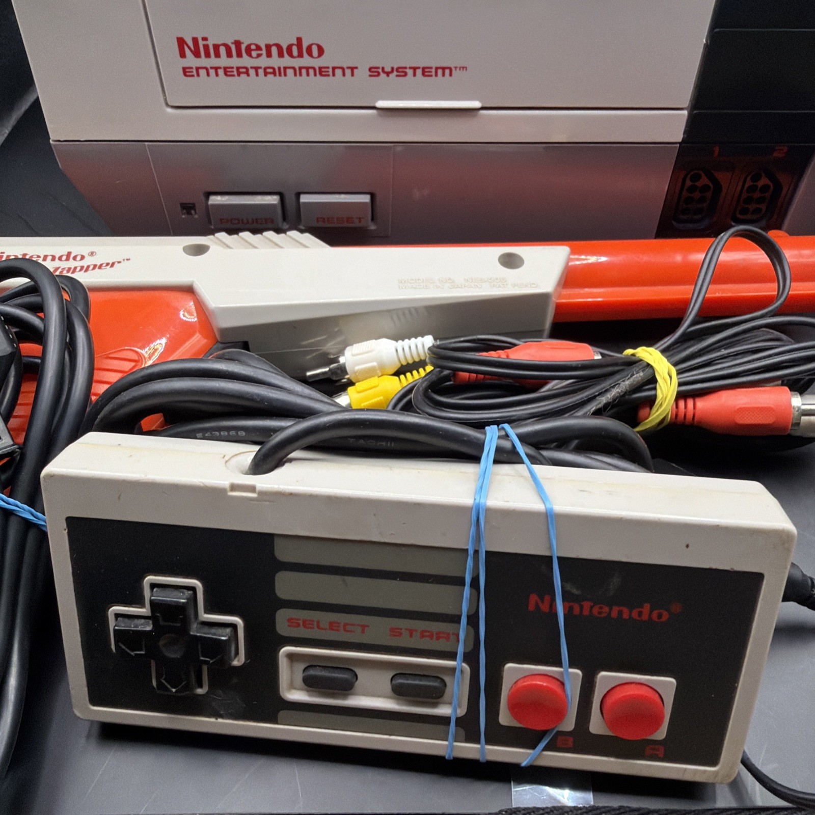 NES Nintendo Console Bundle with Super Mario Bros. 1,2,3 and Controllers