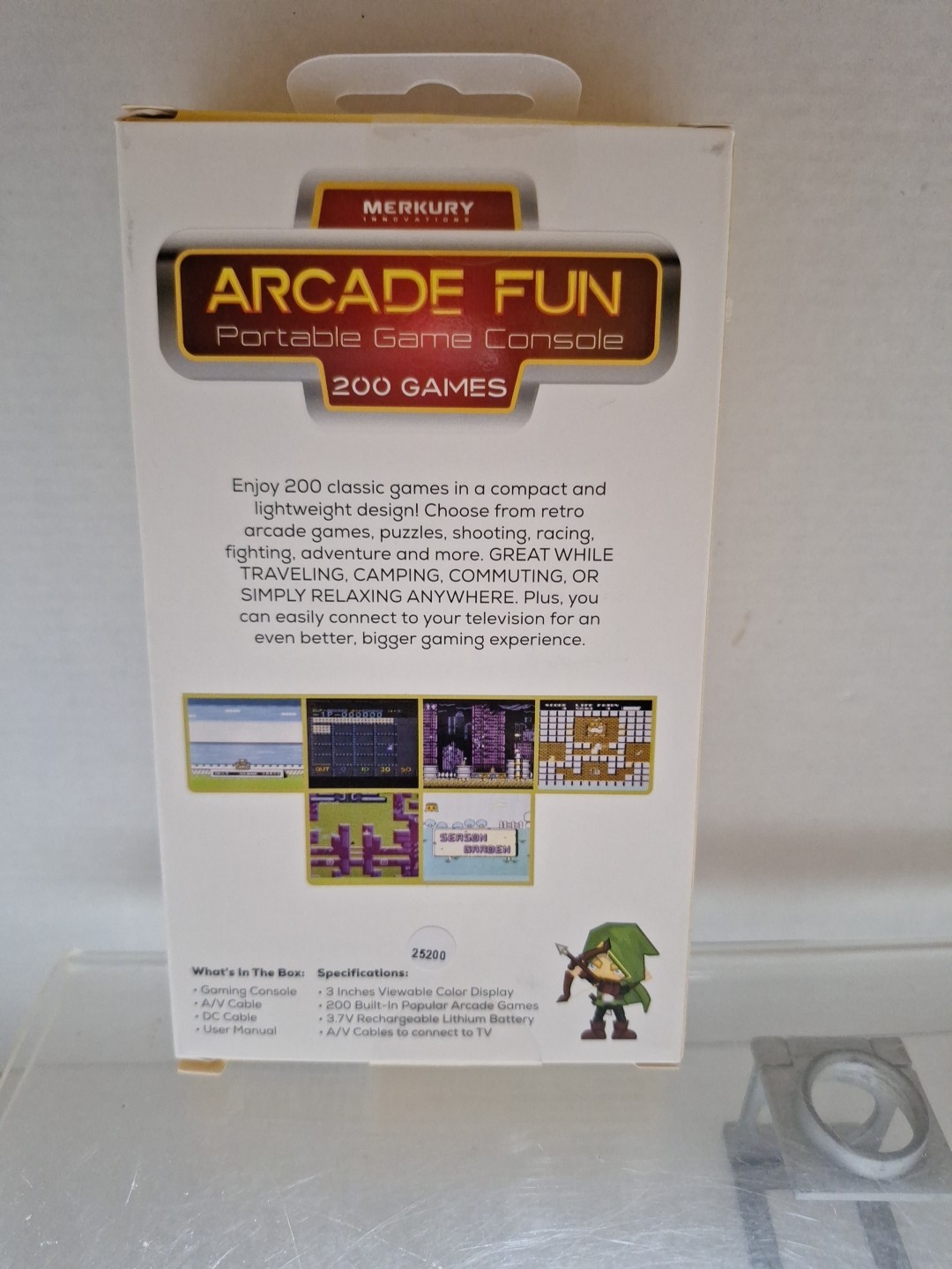Merkury Innovations Arcade Fun Portable Gaming Console 200 Games