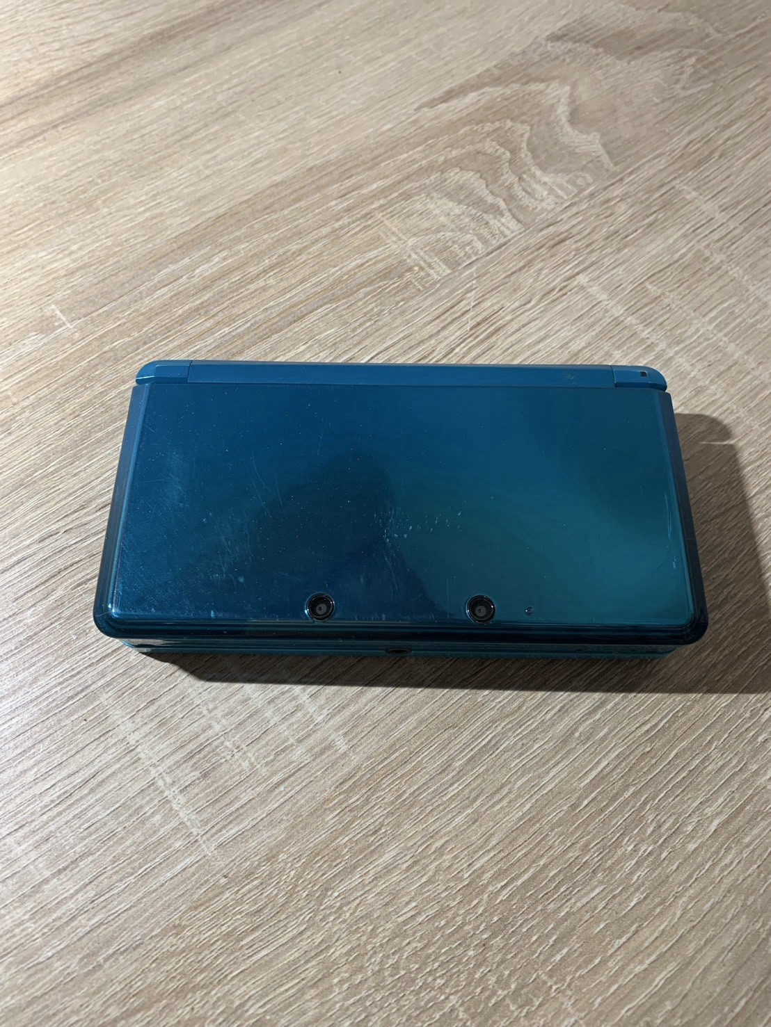 0655 Nintendo 3DS Aqua Blue Good TESTED 290g
