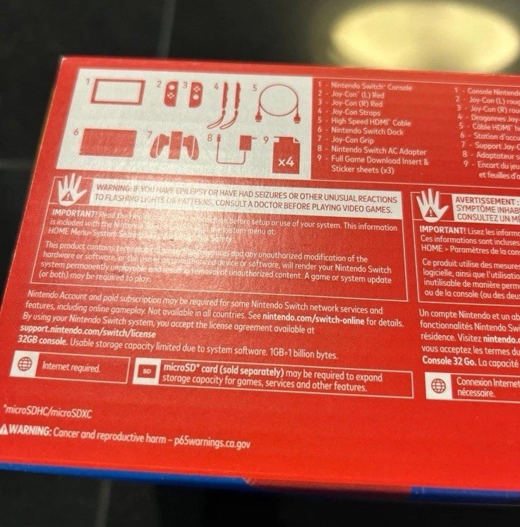 Nintendo Switch Mario Choose One Bundle Console – Brand New / open box