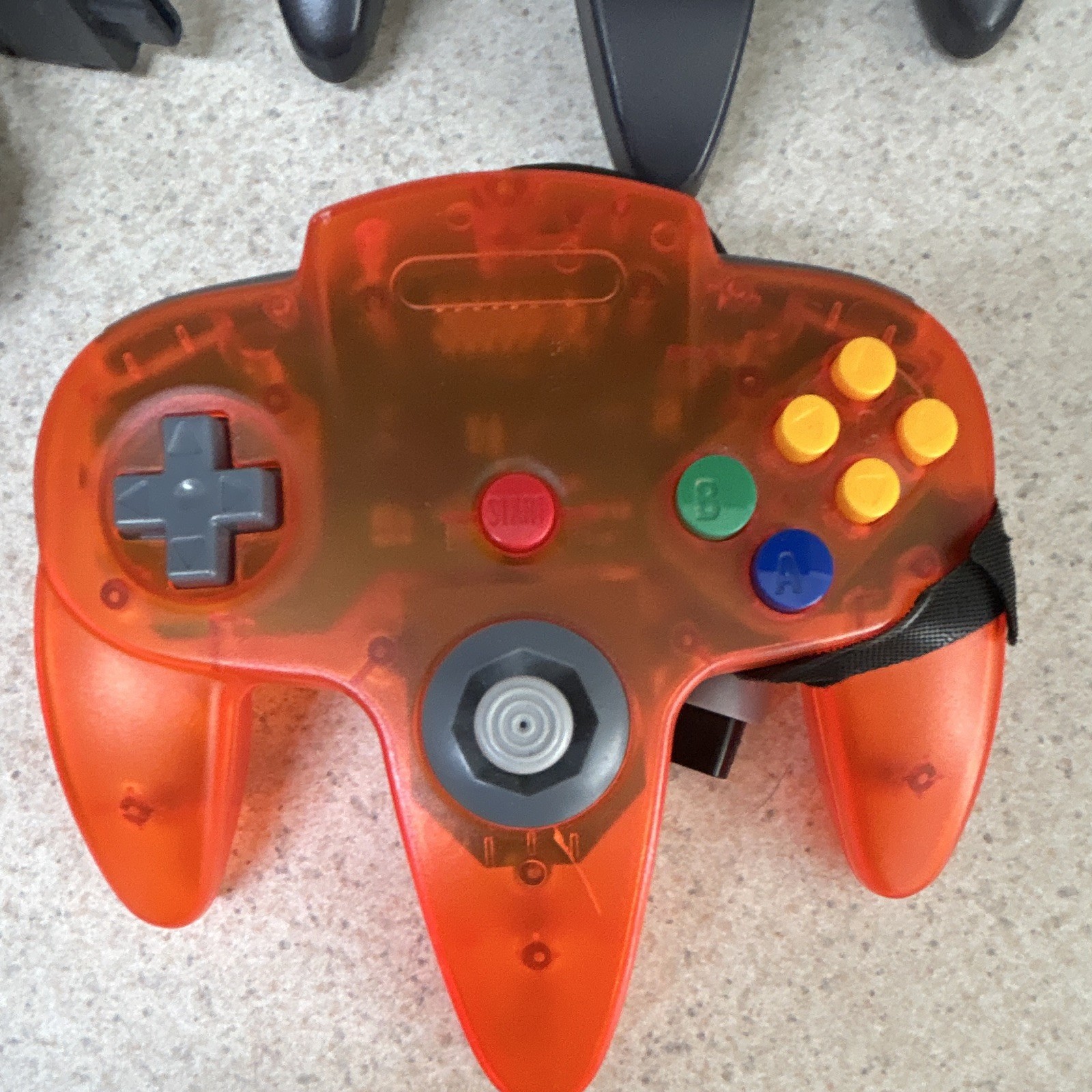 RGB Nintendo 64 NUS-001(USA) Console Black w/ 3 Controllers AV Cable Power