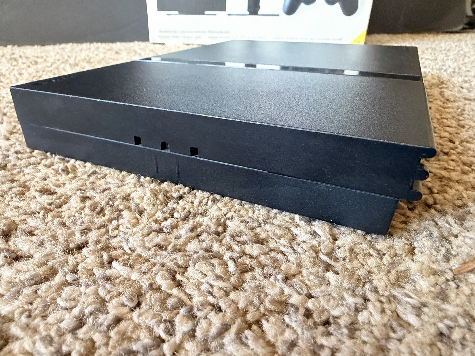 Sony PlayStation 2 Slim Launch Edition Charcoal Black Console (SCPH-77001CB) CIB