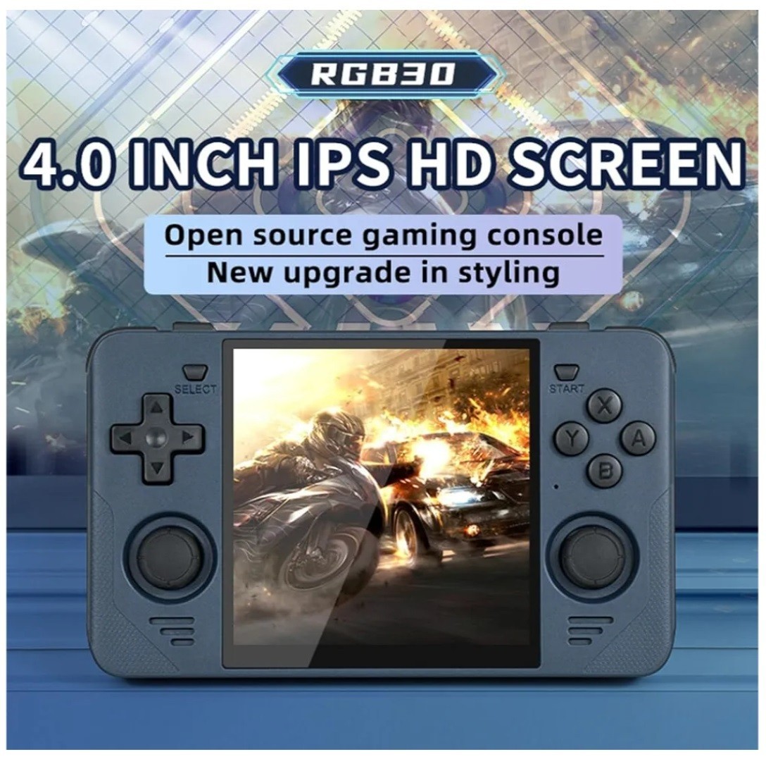 Powkiddy RGB30 Handheld Game Console with you choice of memory card