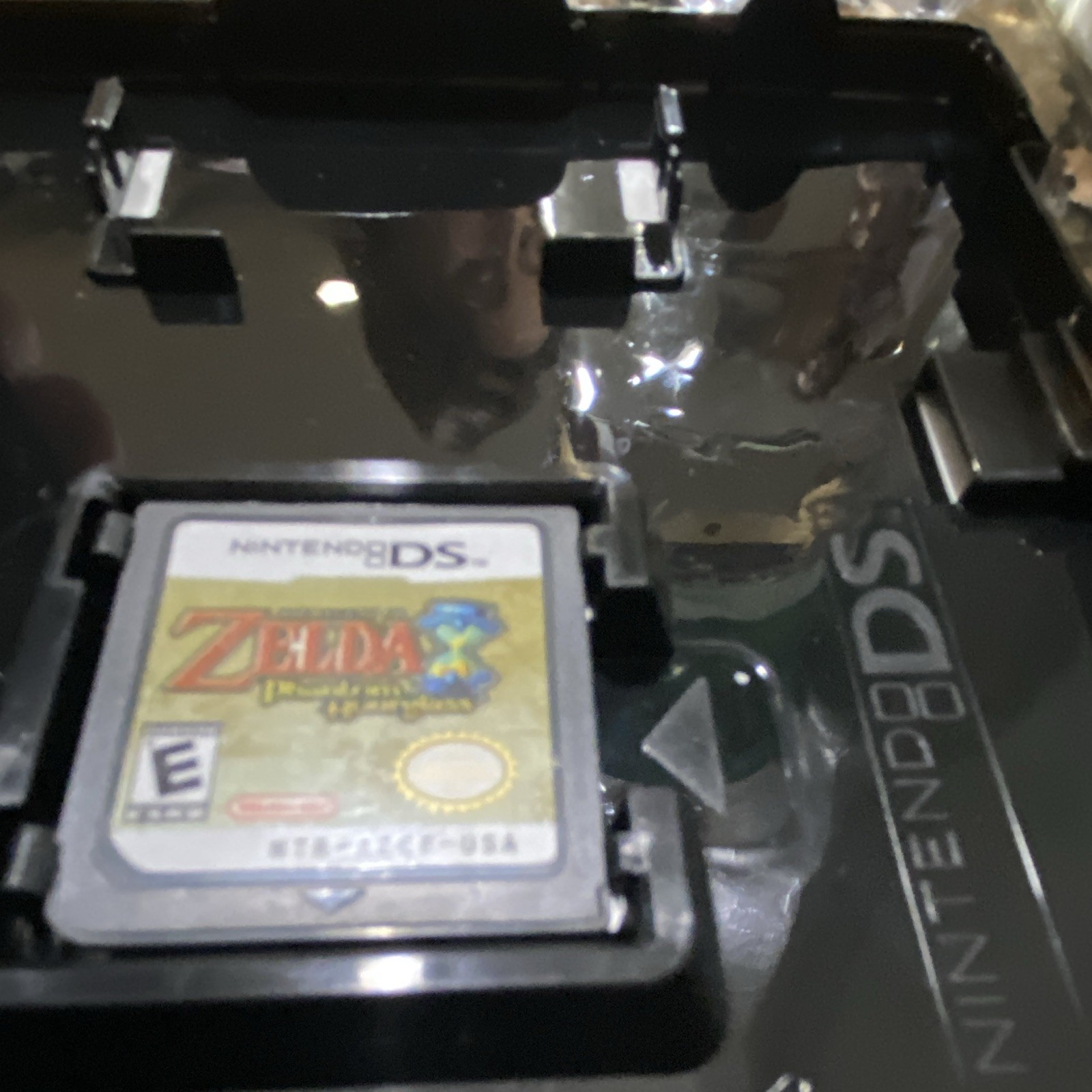 Nintendo DSi Zelda Phantom Hourglass Sticker White/Blue Wi-Fi NTSC-U/C 2007