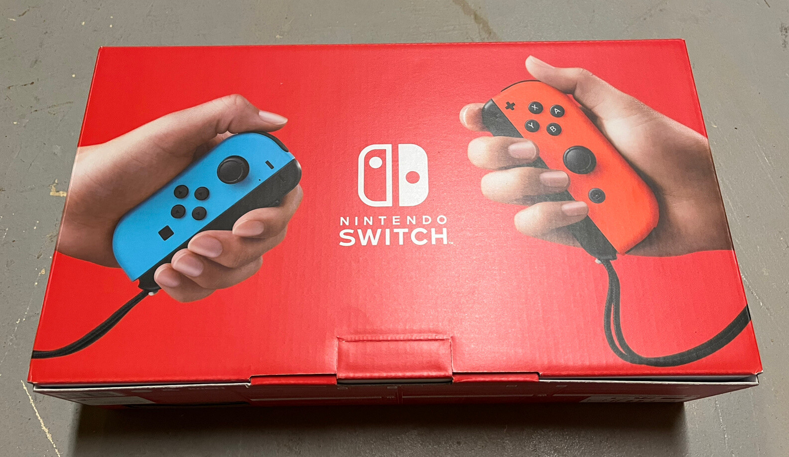 Nintendo Switch HAC-001 HAD S KABAA USZ Handheld Console Neon Red/Neon Blue