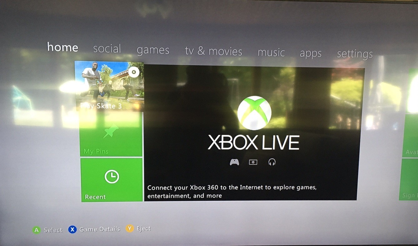 Xbox 360 Black 120GB Console With Power Supply Used Tested